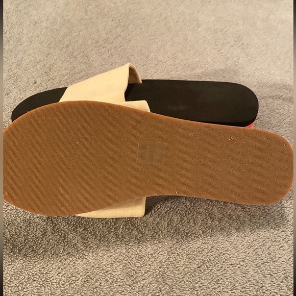 AN883 J. Crew Platform EVA Slide Wedge Sandals, Natural, Size (10) NEW $50 - Picture 5 of 5